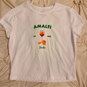 amalfi italia baby tee
